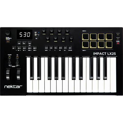Nektar Technology Impact LX25 mk3 USB MIDI Controller Keyboard
