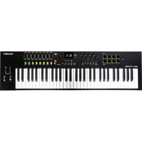 Nektar Technology Impact LX61 mk3 USB MIDI Controller Keyboard