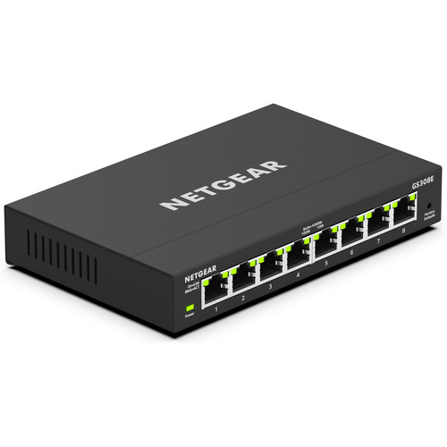 Netgear GS308E 8Port Gigabit Managed Switch GS308E100NAS B&H