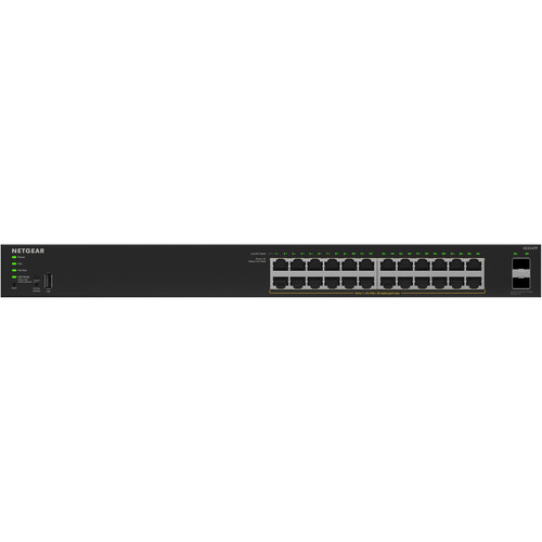 Netgear S350 GS324TPv2 24-Port Gigabit PoE+ Compliant Managed Network Switch