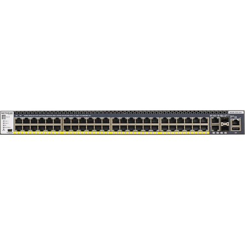 Netgear M4300-52G-PoE+ 50-Port 1G/10G PoE+ Compliant Managed Network Switch with SFP+
