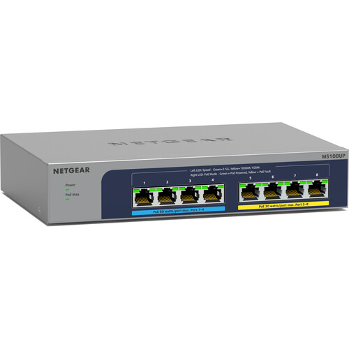 Netgear MS108UP 8-Port 2.5G PoE++ Compli