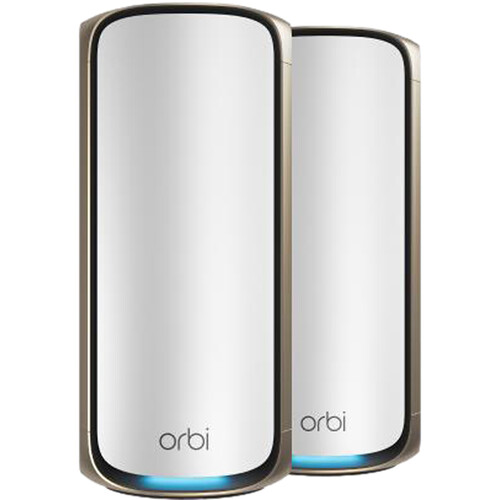 Netgear Orbi 970 BE27000 Wireless Quad-Band 2-Piece Mesh Wi-Fi System (White)