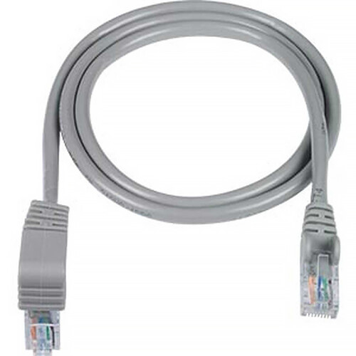 Network Technologies NTI CAT5e Right Angle to Straight Ethernet Cable (2' Gray)