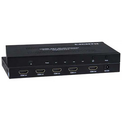 Network Technologies SPLITMUX 4K HDMI Quad-Screen Multiviewer