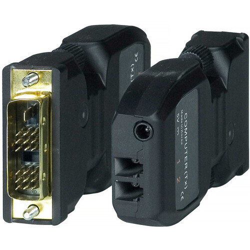 Network Technologies XTENDEX DVI Extender via Dual LC Fiber (4920')