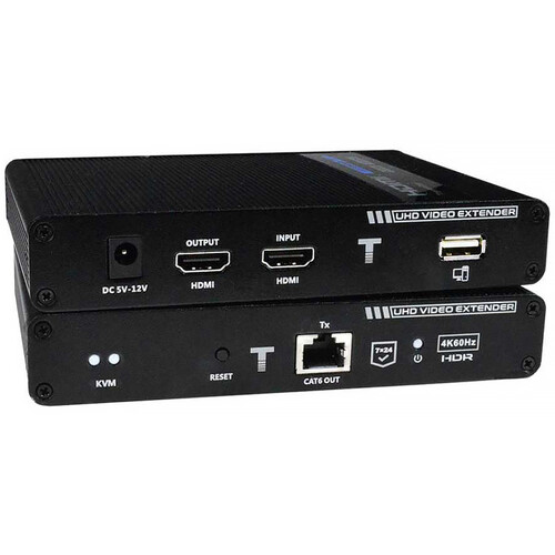 Network Technologies XTENDEX 4K 18 Gb/s HDMI USB & KVM Extender Kit