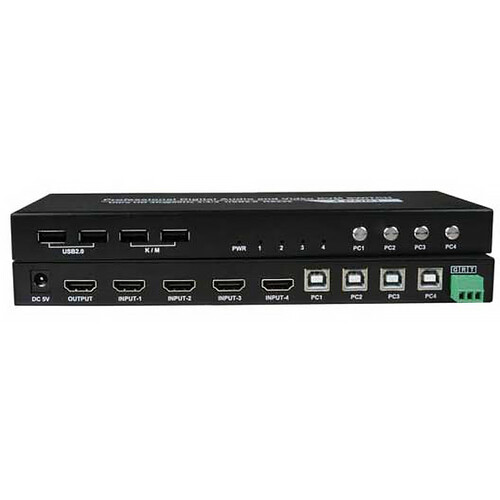 Network Technologies Low-Power UNIMUX 4K HDMI USB KVM Switch (8-Ports)