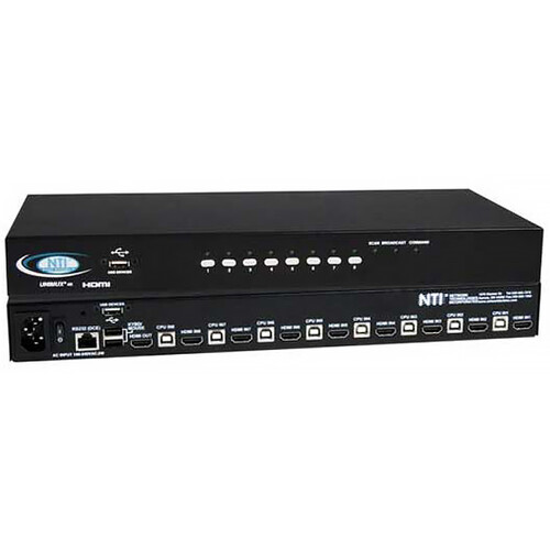 Network Technologies UNIMUX4K HDMI KVM Switch (8-Port)