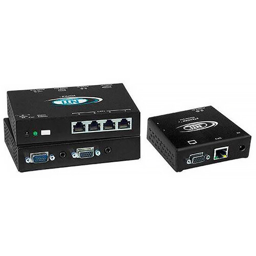 Network Technologies 8-Port VGA Splitter/Extender with Audio via Cat Cable (600')