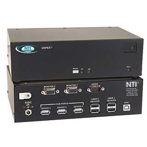 Network Technologies VOPEX 2-Port VGA/USB KVM Splitter
