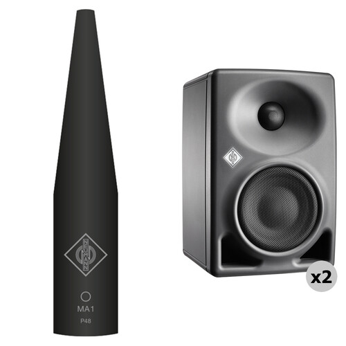 Neumann Monitor Alignment Kit 2 with KH 80 Monitors MA 1 Mic and Software