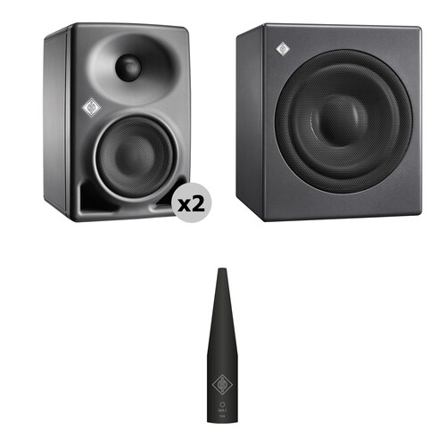 Neumann Monitor Alignment Kit 3 with KH 80 Monitors Subwoofer MA 1 Mic and Software