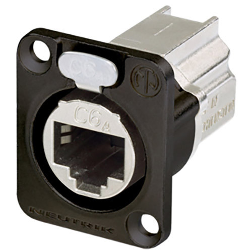 Neutrik NE8FDX-P6-B D-Shape Cat 6a Shiel