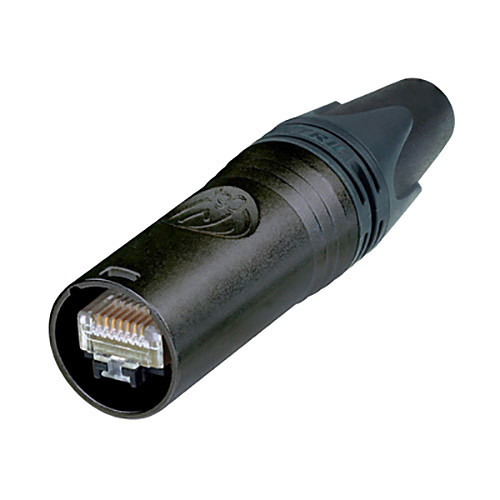 Neutrik etherCON Cat 6a Male Cable Connector (Black 1.1mm Insulation)