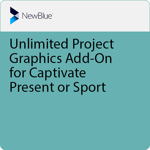 NewBlueFX Unlimited Project Graphics Add-On for Captivate Present or Sport