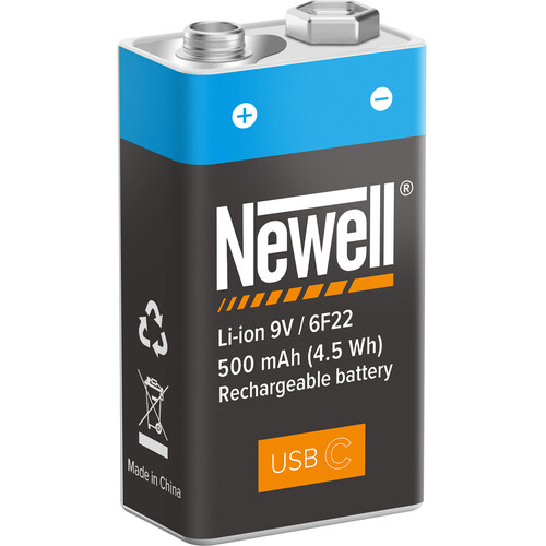 Newell 9V USB-C 500mAh Rechargeable Battery
