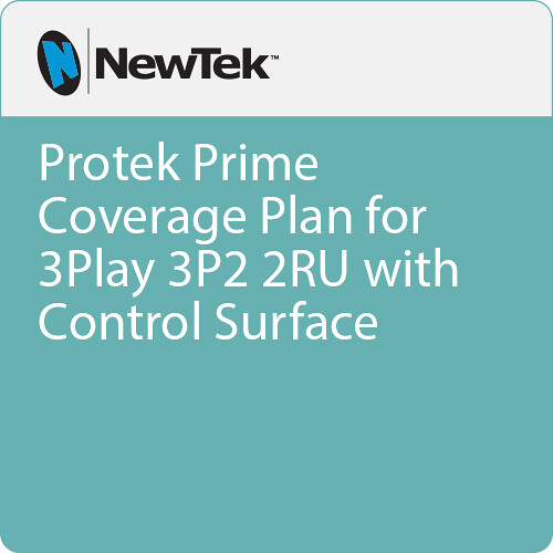 Vizrt Protek Prime Coverage Plan for 3Play 3P2 2 RU with Control Surface