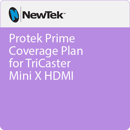 Vizrt ProTek 1-Year Prime Coverage Plan for Tricaster Mini X HDMI