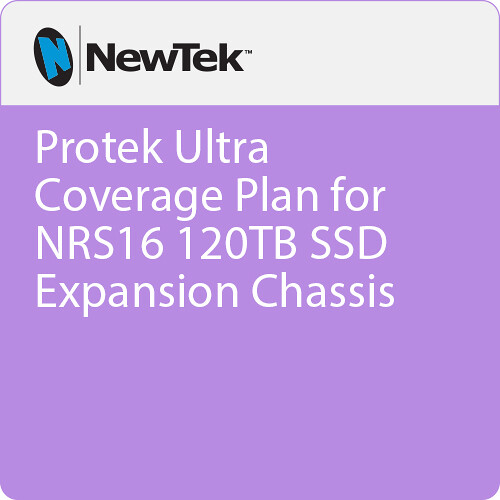 Vizrt ProTek 1-Year Ultra Coverage Plan for NRS16 120TB SSD Expansion Chassis