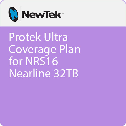Vizrt ProTek 1-Year Ultra Coverage Plan for NRS16 Nearline 32TB Expansion Chassis with 2 x 10GbE