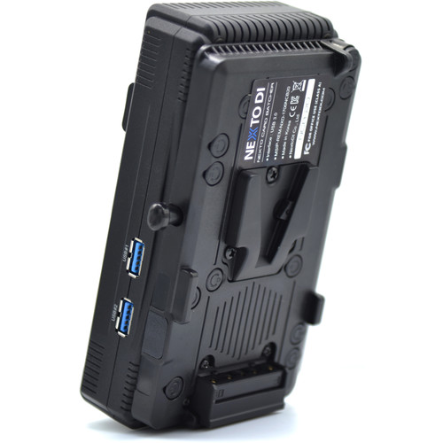 NEXTO DI Card Batcher NCB-20 CFast 2.0 Memory Card Reader and Copier with V-Mount Battery Plate