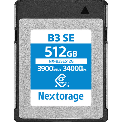 Nextorage 512GB NX-B3SE Series CFexpress 4.0 Type B Memory Card
