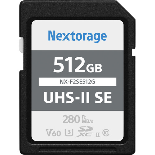 Nextorage 512GB NX-F2SE Series UHS-II SDXC Memory Card