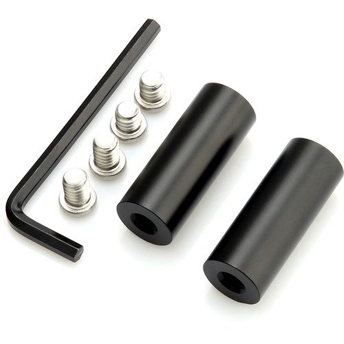 Niceyrig 15mm Aluminum Alloy Rod with 1/4''-20 Female Threads (Pair 1.5