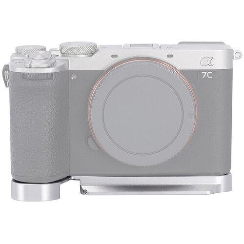 Niceyrig Arca-Type Bottom Plate for Sony a7C II & a7CR (Silver)