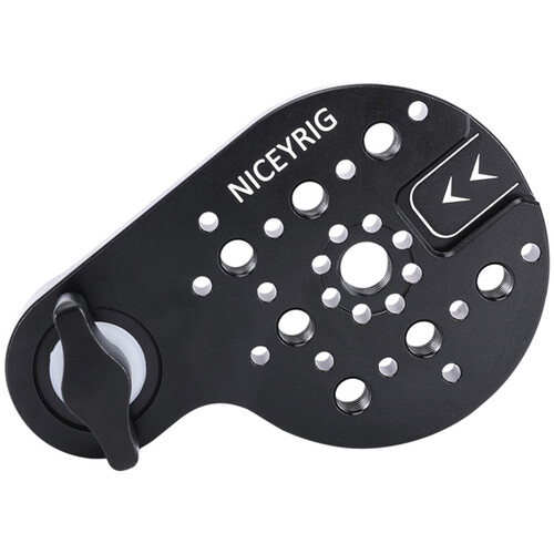 Niceyrig Video Tripod Side Plate with Rosette Mount (30T M8 Thread)