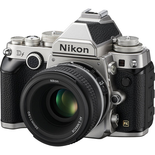 Nikon Df Camera with 50mm f/1.8 Lens (Silver) Nikon Df at B&H Photo