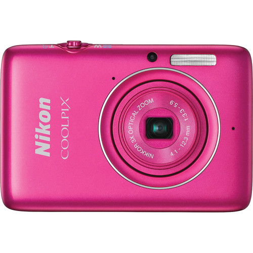 Nikon COOLPIX S02 Digital Camera (Pink) 26433 B&H Photo Video