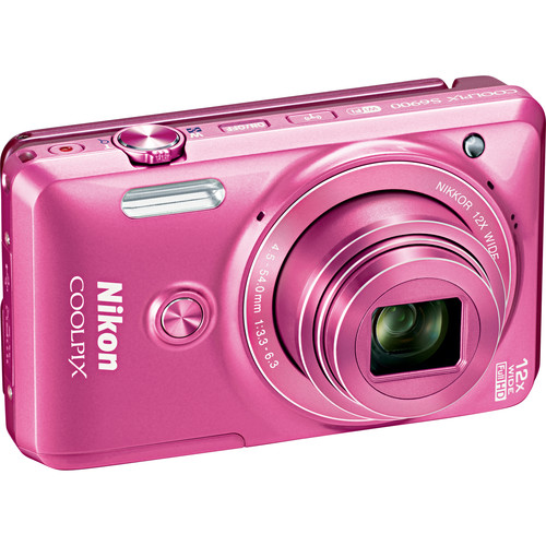 Nikon COOLPIX S6900 Digital Camera (Pink) 26474 B&H Photo Video