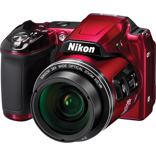 Nikon L840 COOLPIX Digital Camera (Red L840) B&H Photo