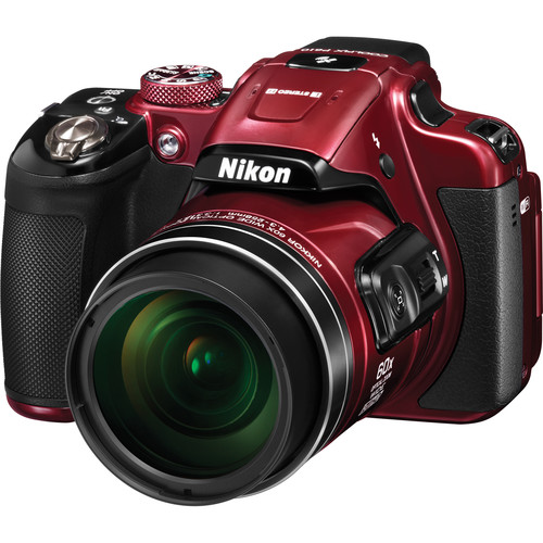 Nikon COOLPIX P610 Digital Camera (Red) 26489 B&H Photo Video