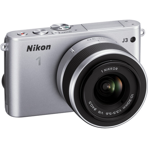 Nikon 1 J3 Mirrorless Digital Camera with 10-30mm Lens 27640 B&H