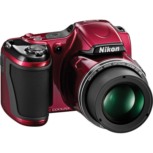 Nikon COOLPIX L820 Digital Camera (Red) 26403 B&H Photo Video