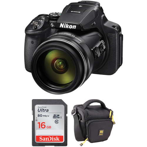 Nikon COOLPIX P900 Digital Camera Basic Kit (Refurbished) B&H
