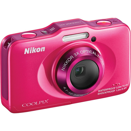 Nikon Coolpix S31 Digital Camera (pink) 26406 B&h Photo Video