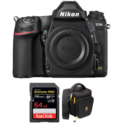 Nikon D780 DSLR Camera Body with Accessories Kit