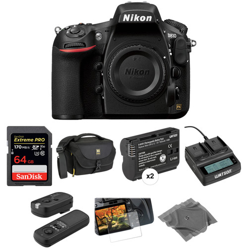 Nikon D810 DSLR Camera Body Deluxe Kit B&H Photo Video