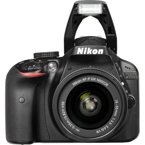 Nikon D3300 DSLR Camera with AFP 1855mm Lens VBA390K008 B&H
