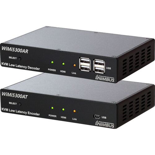 Nimbus WiMi5300A Encoder/Decoder System and KVM Extender with Low Latency