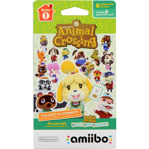 Nintendo Animal Crossing amiibo Cards Series 1 (6-Pack) NVLEMA6A