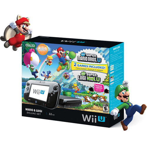 Nintendo 32gb Wii U Deluxe Edition With New Super Mario Wupskafp