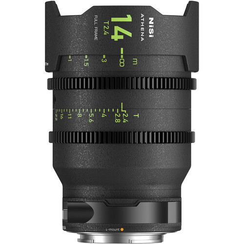 NiSi ATHENA PRIME 14mm T2.4 Full-Frame Lens (L Mount Drop-In Filter)
