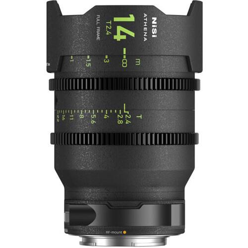 NiSi ATHENA PRIME 14mm T2.4 Full-Frame Lens (RF Mount Drop-In Filter)