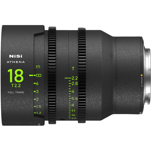 NiSi ATHENA PRIME 18mm T2.2 Full-Frame Lens (FUJIFILM G No Drop-In Filter)