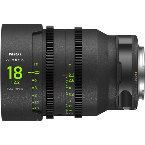 NiSi ATHENA PRIME 18mm T2.2 Full-Frame Lens (Leica L Drop-In Filter Mount)